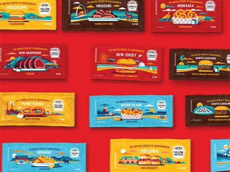 heinz mustard state packets|Heinz is Releasing Sauce Packets Featuring All 50。